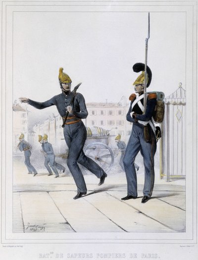 Pompiers de Paris - Unknown artist