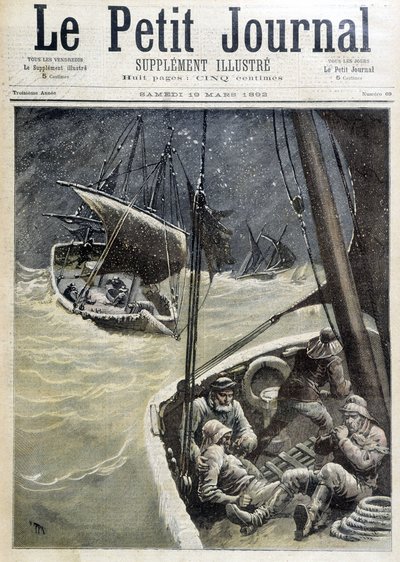 Pêcheurs de Terre-Neuve - dans « Le Petit Journal » du 19/03/1892 - Unknown artist