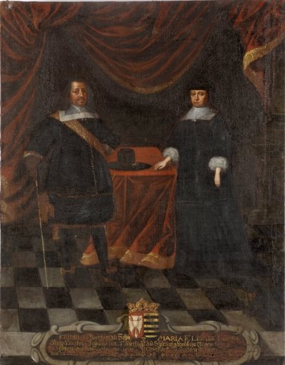 Portrait de Frédéric III de Holstein-Gottorp et Marie Élisabeth de Saxe - Unknown artist
