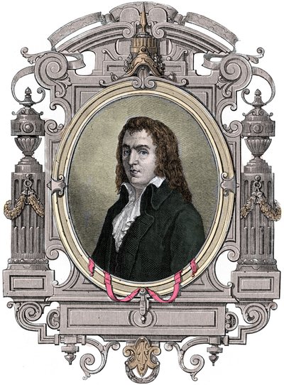 Révolution française : Portrait de François Babeuf dit Gracchus (1760-1797) révolutionnaire - Unknown artist