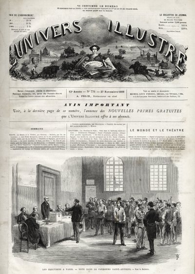 Élection législative française - Unknown artist