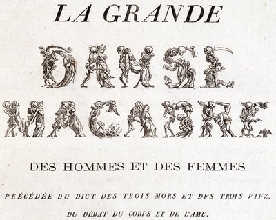 Frontispice « La grande danse macabre des hommes et des femmes » - Unknown artist