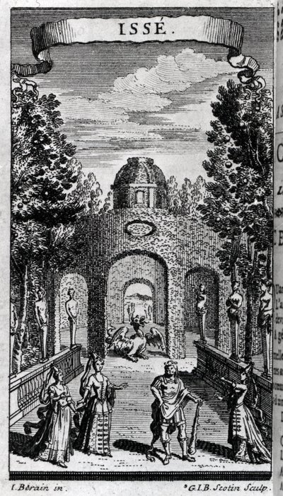 Frontispice de "ISSE" pastorale héroïque, trois actes et prologue - Unknown artist