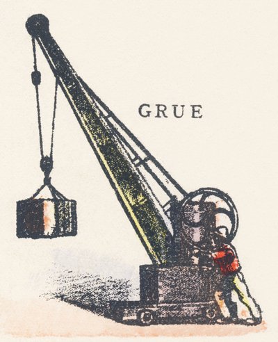 G : grue - Unknown artist