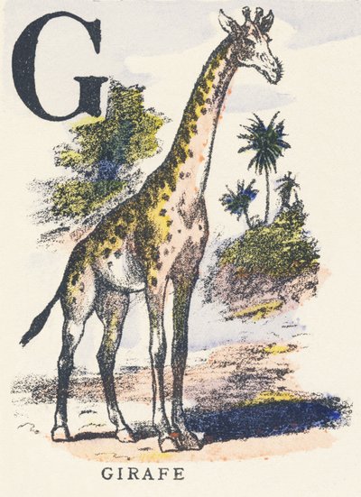 G : girafe - Unknown artist