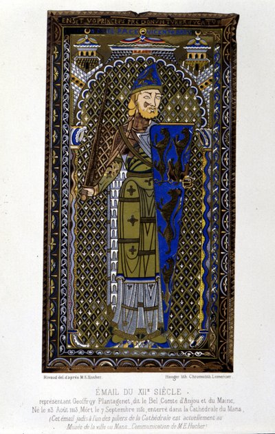 Geoffroy Plantagenêt - émail - Unknown artist