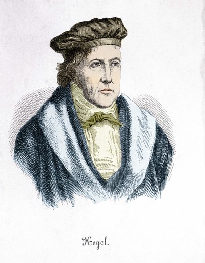 Georg Wilhelm Friedrich Hegel (1770 - 1831), philosophe allemand. - Unknown artist
