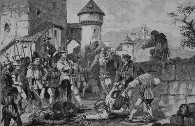 Guerre des paysans allemands (1524-1526) : Après la prise du château de Maichau - Unknown artist
