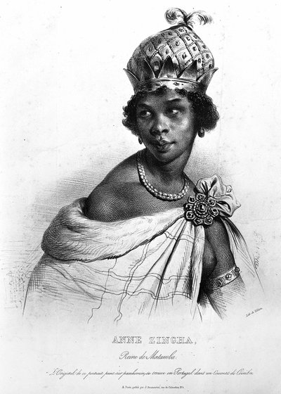 Ginga, la Reine Quilombola de Matamba et Angola. ANNE ZINGHA REINE D