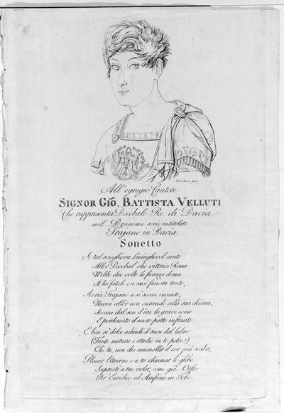 Giovanni Battista Velluti (1781-1861), dernier castrat d
