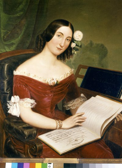 Giuseppina Strepponi (1815-1897), célèbre soprano, épouse de Giuseppe Verdi - Unknown artist