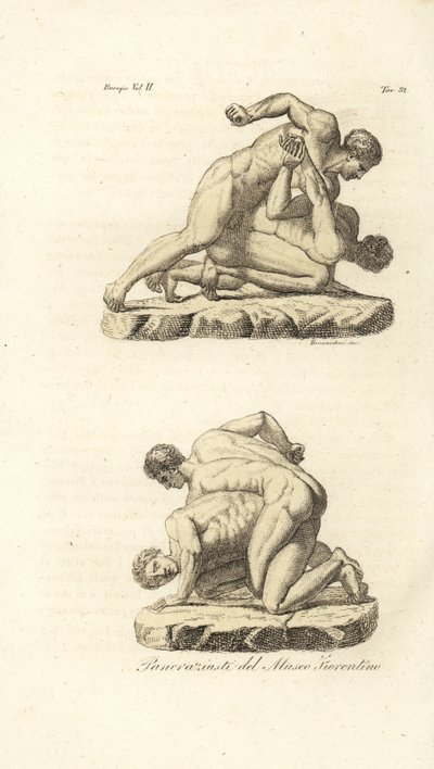 Athlètes grecs en compétition dans l