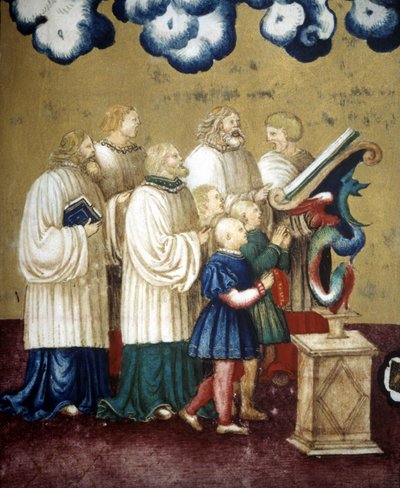 Chant grégorien du XVe siècle. Église de l