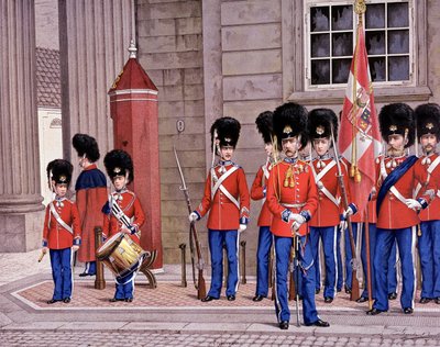 Grenadiers de la garde danoise - Unknown artist