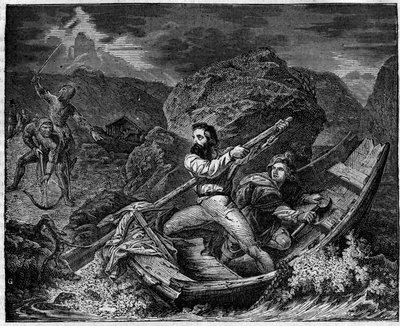 Guillaume Tell sauvant Baumgartner. - Unknown artist