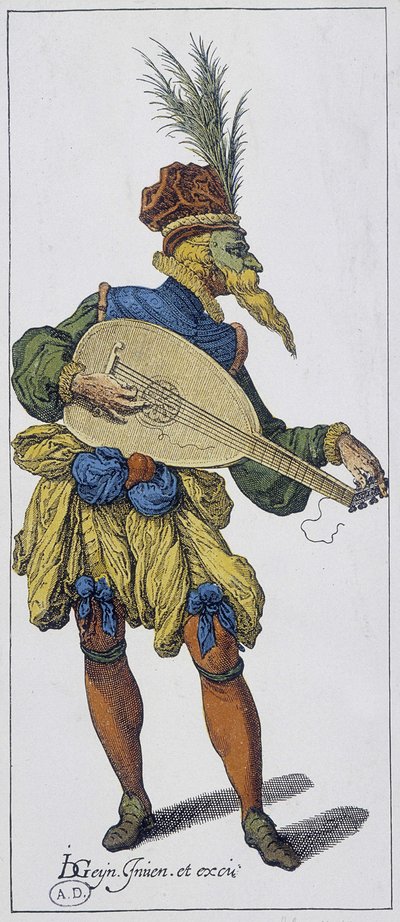 Joueur de guitare - Unknown artist