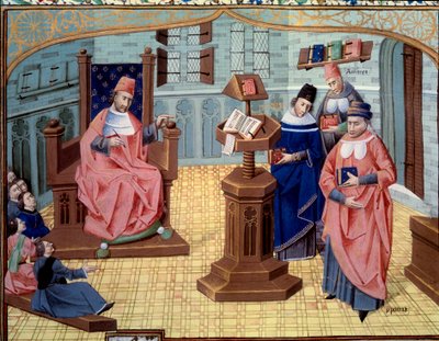 Guy de Chauliac enseignant la chirurgie - Unknown artist