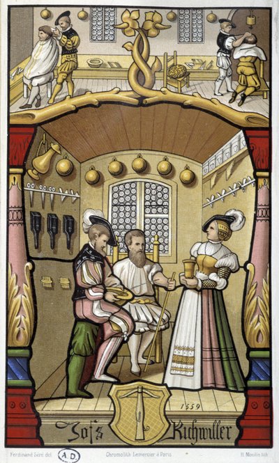 Scènes de coiffeur et de barbier - Unknown artist