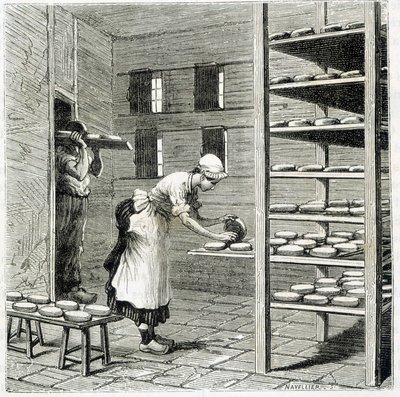 Haloir (ou séchoir) pour la fabrication du fromage camembert - dans « Les merveilles de l