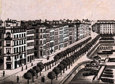 Hambourg, Allemagne : vue de l