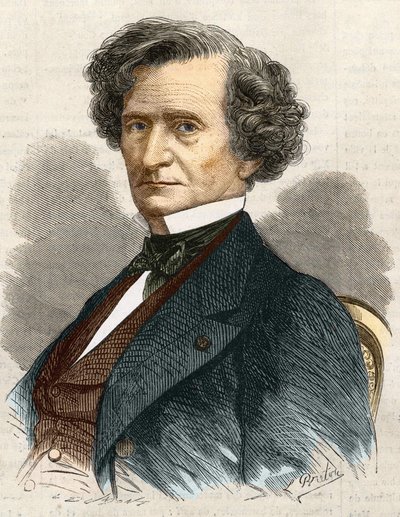 Hector Louis Berlioz compositeur français (1803-1869). - Unknown artist
