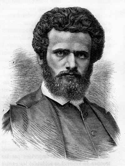 Henri Regnault (1843-1871), peintre français. Gravure de la fin du 19ème siècle dans « Histoire de France » de H. Martin - Unknown artist