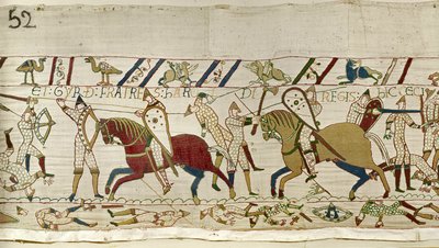 Ici sont tombés les frères de Harold : Gyrth et Leofwine, Tapisserie de Bayeux - Unknown artist