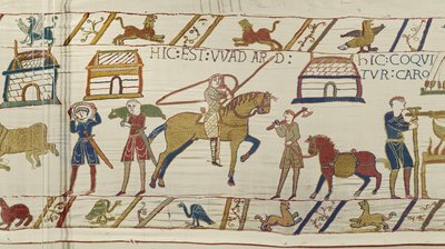 Voici Wadard, Tapisserie de Bayeux (broderie en laine sur lin) - Unknown artist