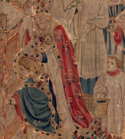 Histoire de Saint Piat et Saint Eleuthère, Scène 10: Saint Eleuthère est sacré évêque (détail) - Unknown artist