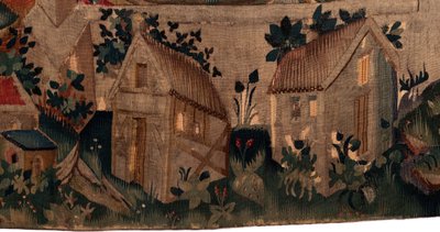 Histoire de Saint Piat et Saint Éleuthère, Scène 7 : Baptême des chrétiens exilés (détail) - Unknown artist