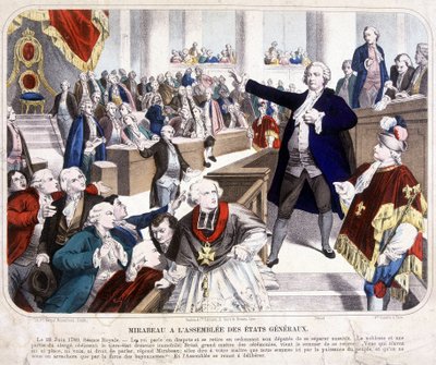 Honoré Gabriel (Honoré-Gabriel) Riqueti, comte de Mirabeau (1749-1791) à l