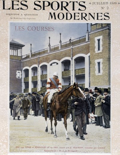 Course de chevaux: course - dans "sports modernes" - Unknown artist