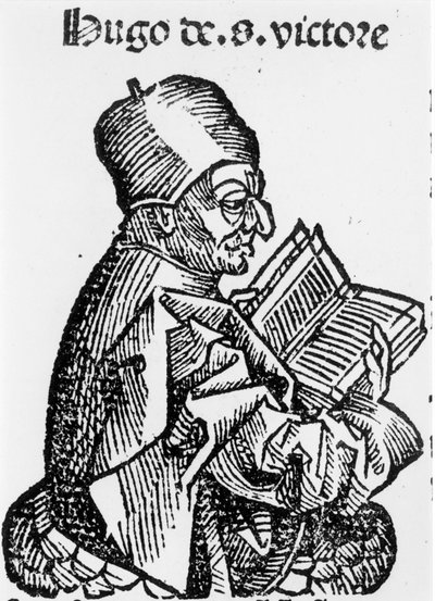 Hugues de Saint-Victor, xylographie par Hartmann Schedel "Chroniques de Nuremberg" 1493 - Unknown artist