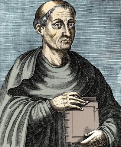 Hugues de Saint Victor. Théologien et philosophe français. 12ème siècle. Gravure du 17ème siècle. - Unknown artist