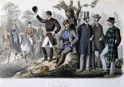 Tenues de chasse, "Le Journal des tailors" - Unknown artist