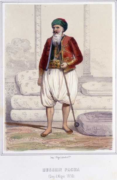 Hussein pacha, dey (grand-oncle) d