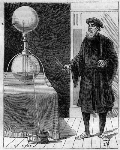 Invention hydraulique : Machine hydraulico-pneumatique. Gravure dans "La Nature" - Unknown artist