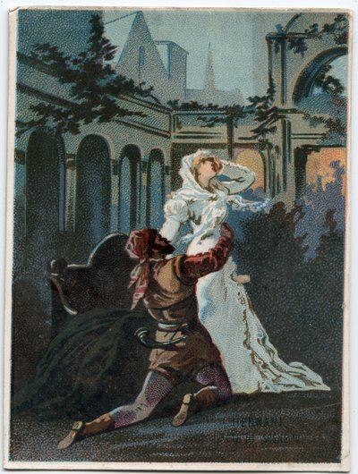 Illustration de « Ernani » par le compositeur italien Giuseppe Verdi (1813 - 1901), acte 2, scène IV, opéra créé en 1844 d