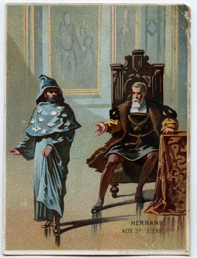 Illustration de « Ernani » par le compositeur italien Giuseppe Verdi, acte 3, scène 2, opéra créé en 1844 d