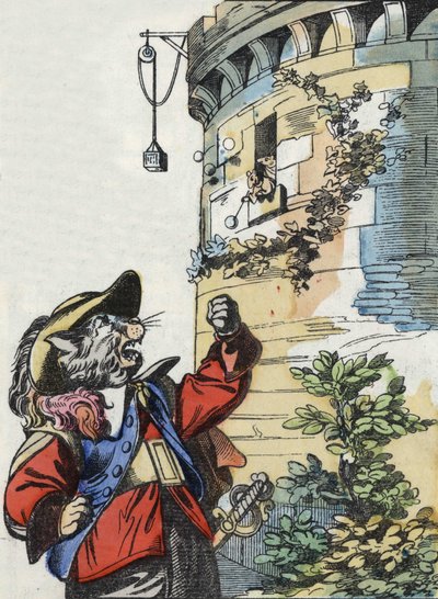 Illustration du conte « Le terrible Raminagrobis et les souris » d