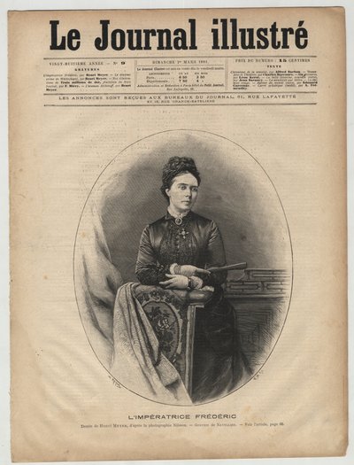 Impératrice Frédéric - Victoria du Royaume-Uni (1840-1901) Victoria Adélaïde Marie Louise du Royaume-Uni, princesse royale de Grande-Bretagne et d