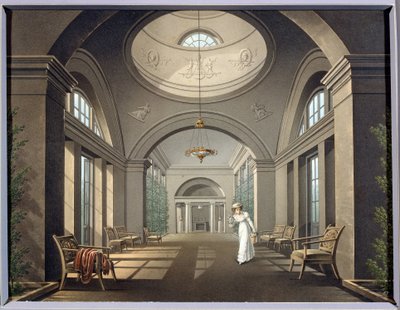 Intérieur de la volière dans le palais Pavlovsk - Unknown artist