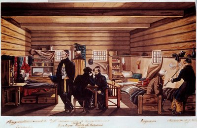 Intérieur de la casemate Cheta : réunion politique des Décembristes - Unknown artist