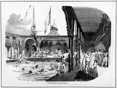 Vue intérieure des Bains Deligny - Carnavalet, s.d - Unknown artist