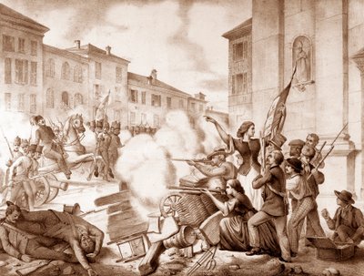Unité italienne (Risorgimento (1848-1870) : épisode des Dix Jours de Brescia, du 23 mars au 1er avril) - Unknown artist