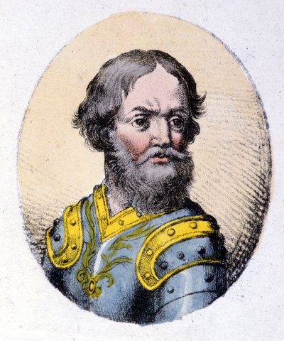 Ivan III Vassilievitch le Grand (1440 1505). Grand-prince de Moscou et de toute la Russie (1462-1505). Gravure du début du 19e siècle - Unknown artist