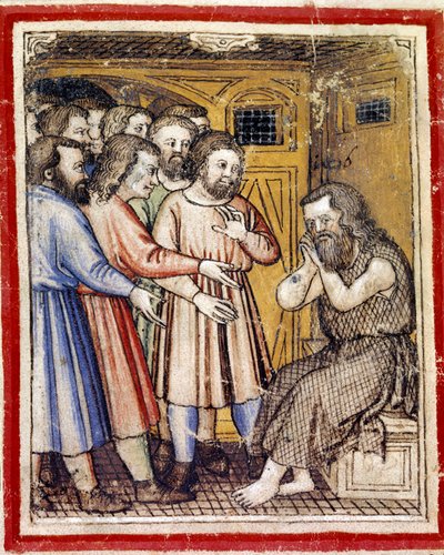 Jacob pleure la disparition de son fils Joseph - Unknown artist