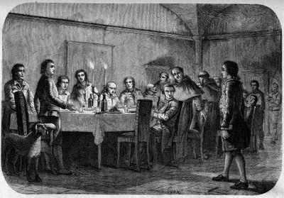 James Boswell (1740-1795) écrivain et avocat écossais, fils de Lord Alexander Boswell reçu lors d