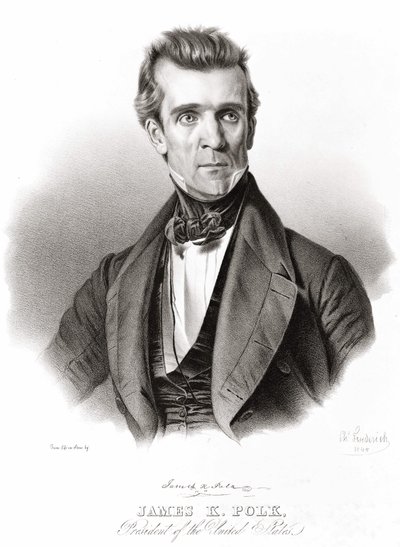 James K. Polk, Président des États-Unis - Unknown artist