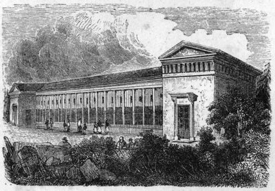 Jardin des Plantes à Paris en 1861 : loge des animaux carnassiers - Unknown artist